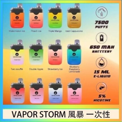 Vapor Storm風暴電子煙7500口（5%）一次性